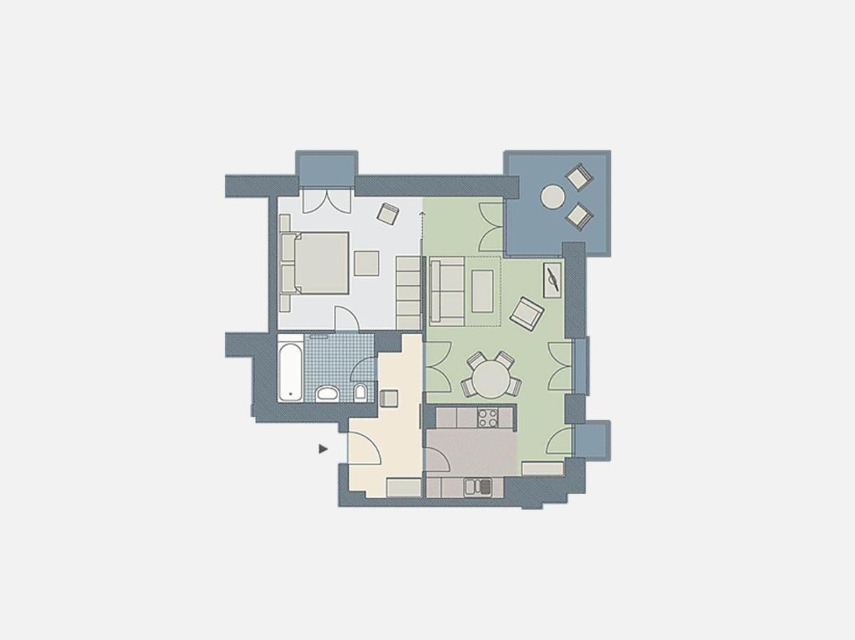 Kaiservillen Heringsdorf - Ferienwohnung Mit 1 Schlafzimmer Und Balkon D224 Dış mekan fotoğraf